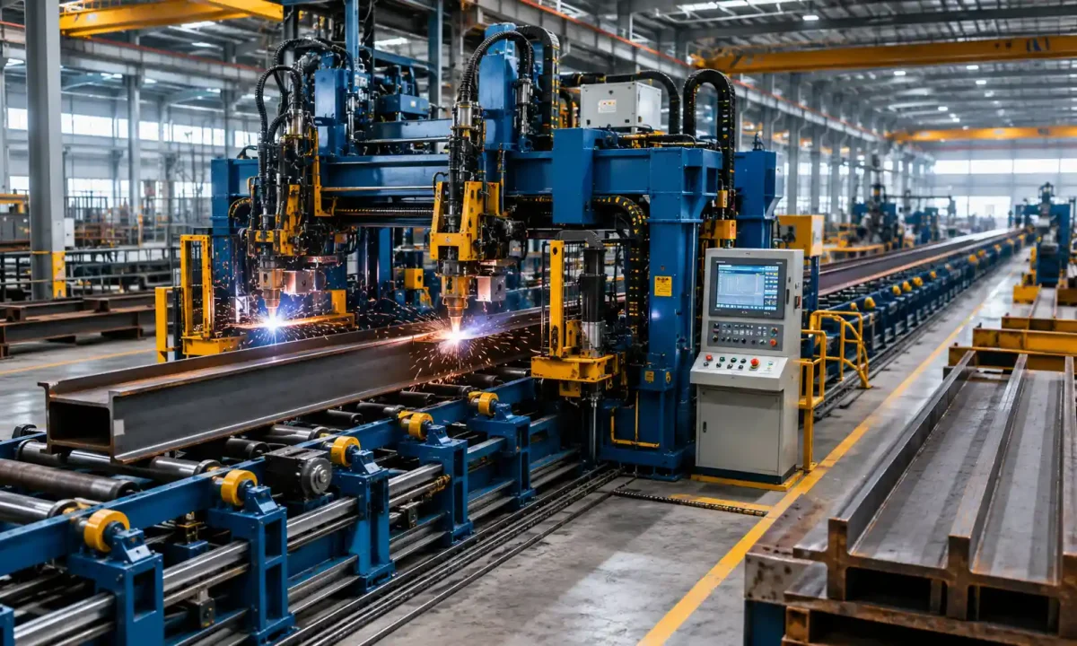 How the 3-in-1 Machine Improves H Beam Fabrication Line Efficiency