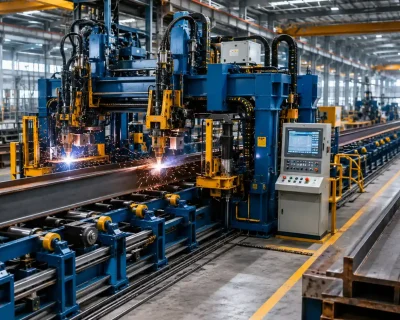 How the 3-in-1 Machine Improves H Beam Fabrication Line Efficiency