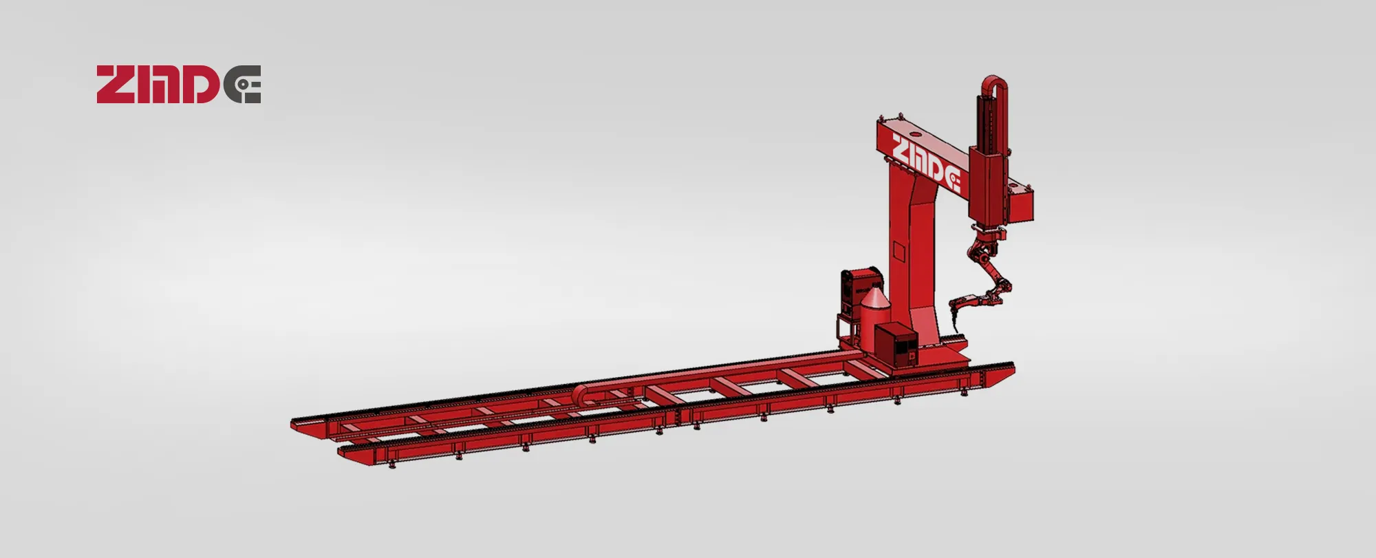 CNC-Estructura de acero-Soldadura en ángulo-Robot-Detalle-1