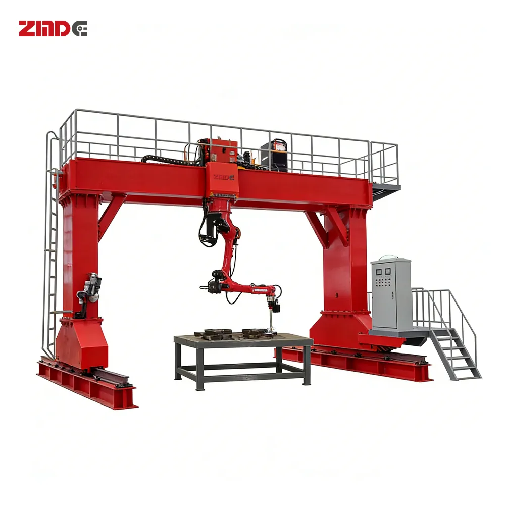 ZMDE 8-осевой CNC PEB структуры стали портального типа сварочный робот станции GRWS-12