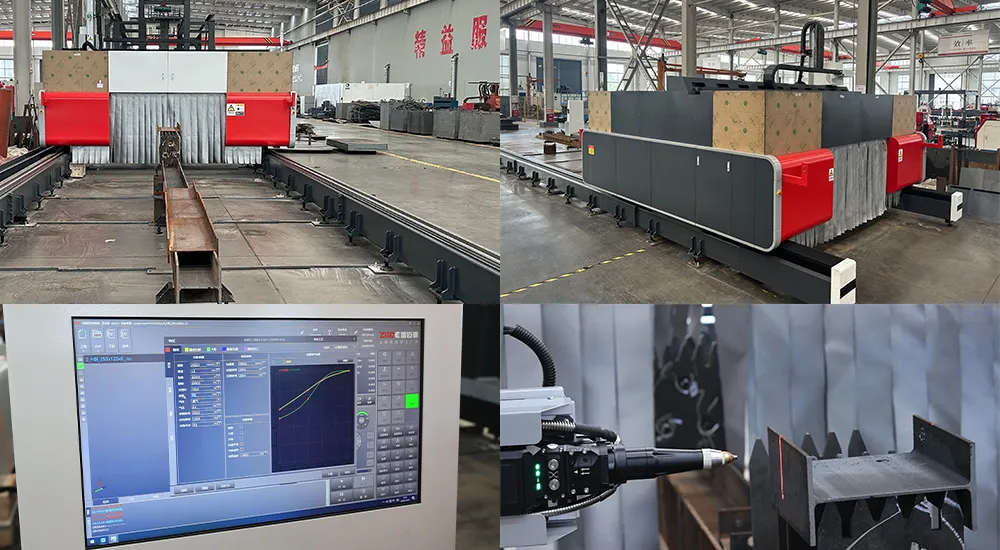 Máquina de corte de perfiles de acero con CNC-Detalle-2