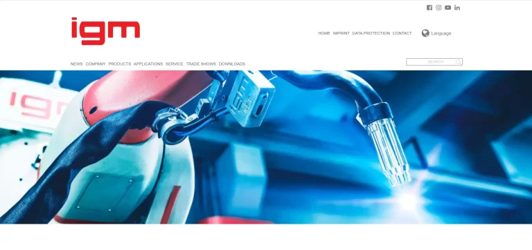 IGM Robotersystem official website