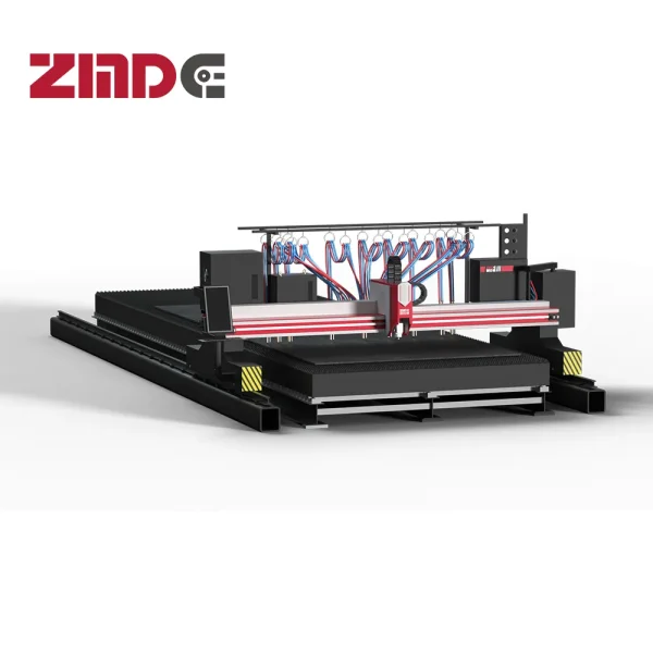 ZMDE Steel Plate CNC Laser & Flame Cutting Machine LFCM12K-14030S