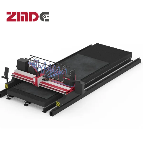 ZMDE Steel Plate CNC Laser & Flame Cutting Machine LFCM12K-14030S