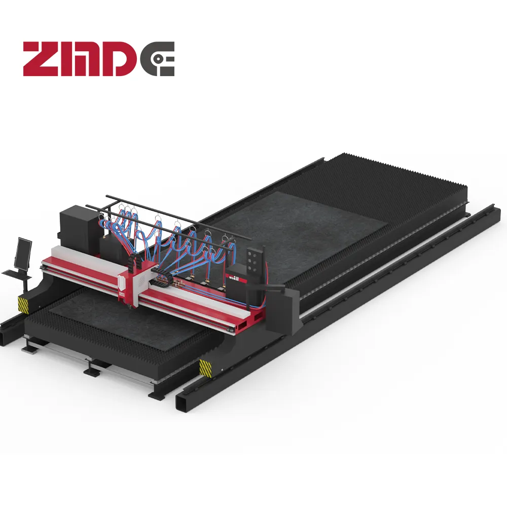 ZMDE Steel Plate CNC Laser & Flame Cutting Machine LFCM12K-14030S