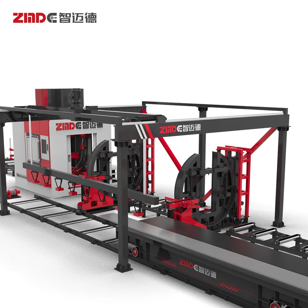 ZMDE Fully Automatic H/T/I Beam Fabrication One Shot Production Line