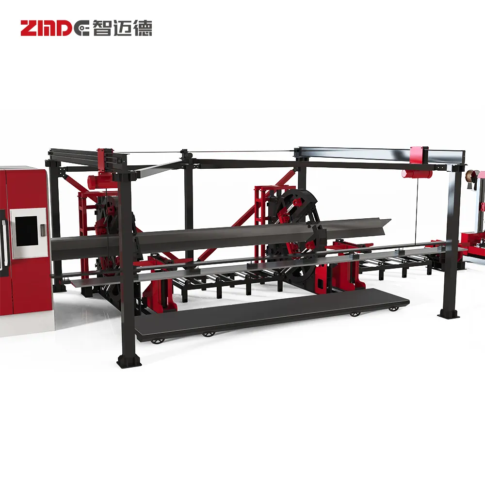 ZMDE Fully Automatic H/T/I Beam Fabrication One Shot Production Line
