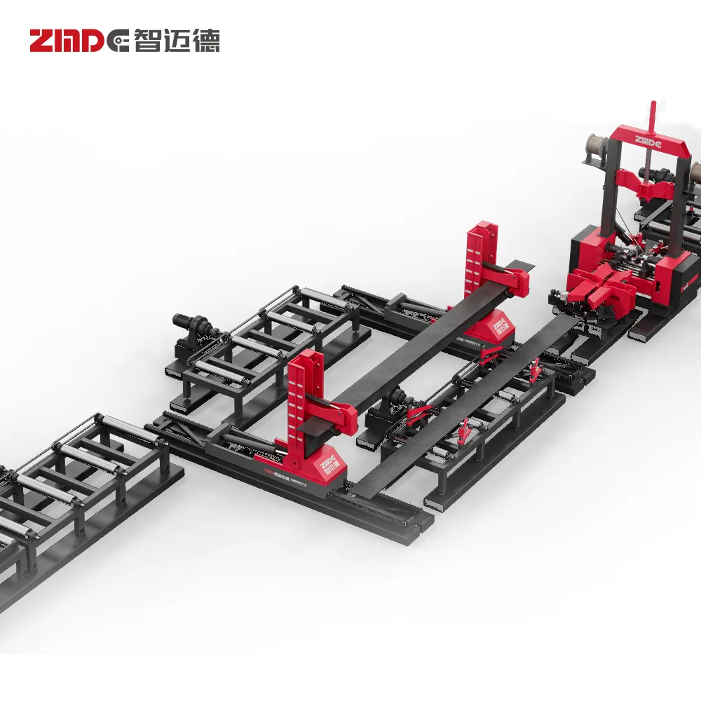 ZMDE Rock Master Semi Automatic H/T/I Beam Fabrication Production Line