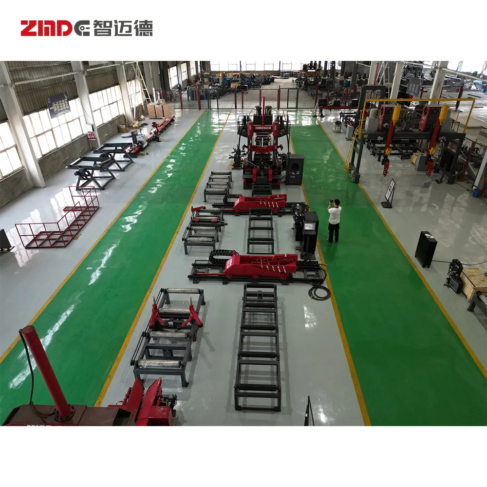 ZMDE Rock Master Semi Automatic H/T/I Beam Fabrication Production Line