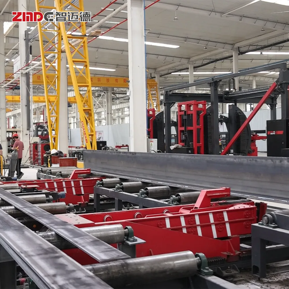 ZMDE Rock Master Semi Automatic H/T/I Beam Fabrication Production Line