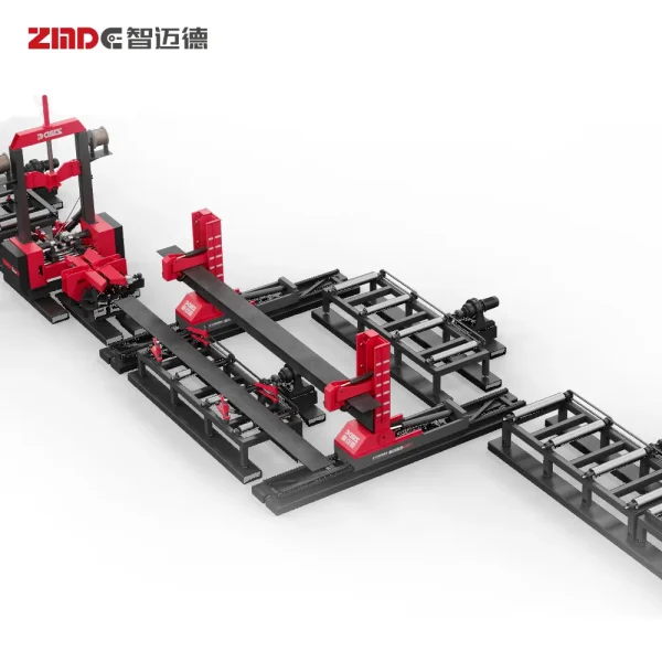 ZMDE Rock Master Semi Automatic H/T/I Beam Fabrication Production Line