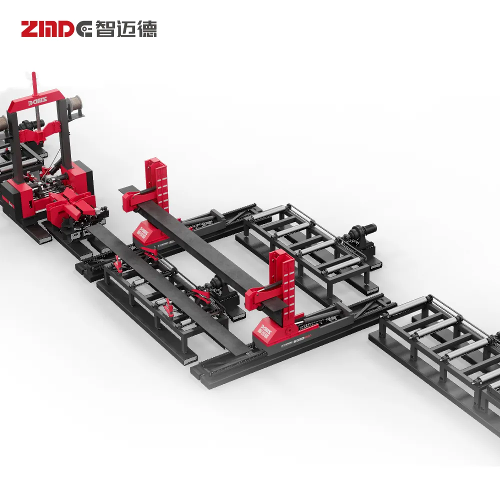 ZMDE Rock Master Semi Automatic H/T/I Beam Fabrication Production Line