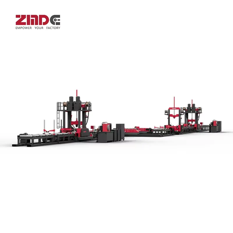 ZMDE Rock Master Semi Automatic H/T/I Beam Fabrication Production Line