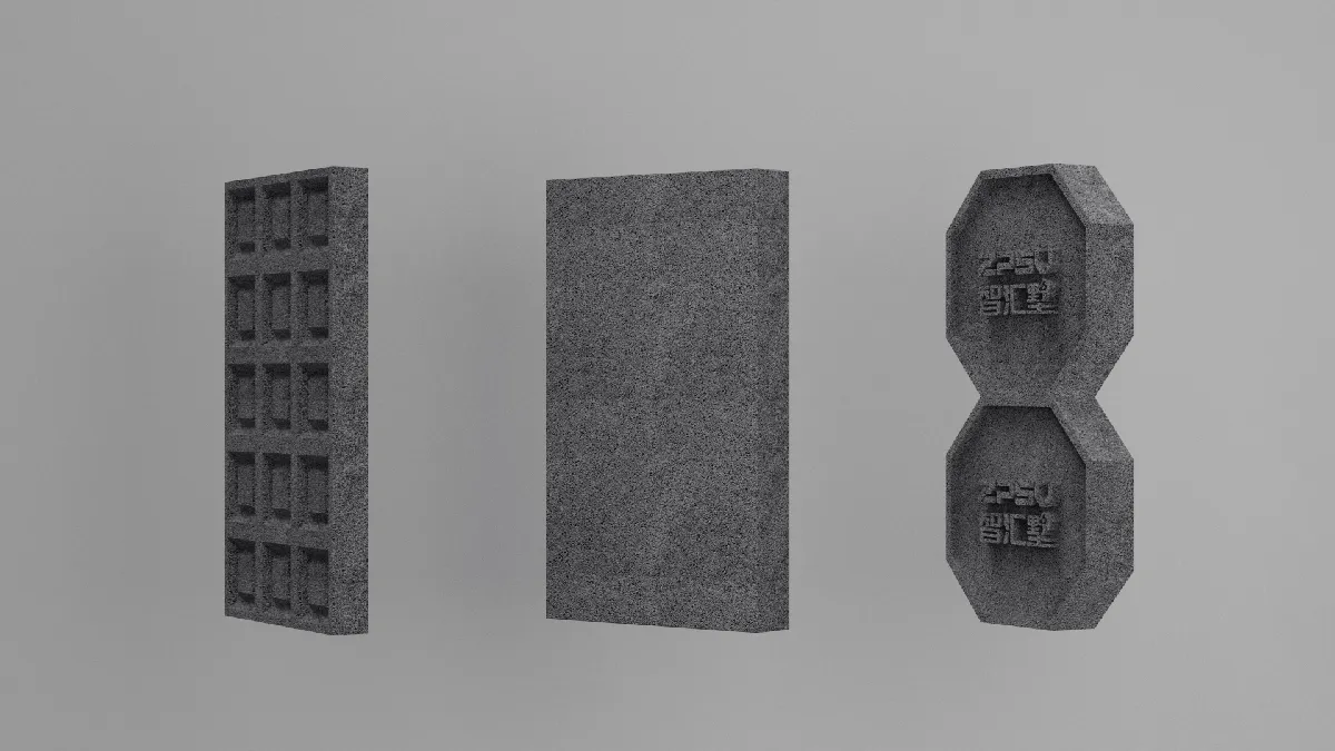 ZMDE Smart Crystal prefabricated full decoration lightweight wall Grey Color