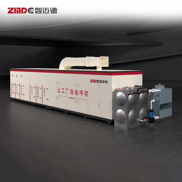 ZMDE Steel H T I Beam Fabrication Ternary Rotary Wheel Polution Treatment Purification Machine