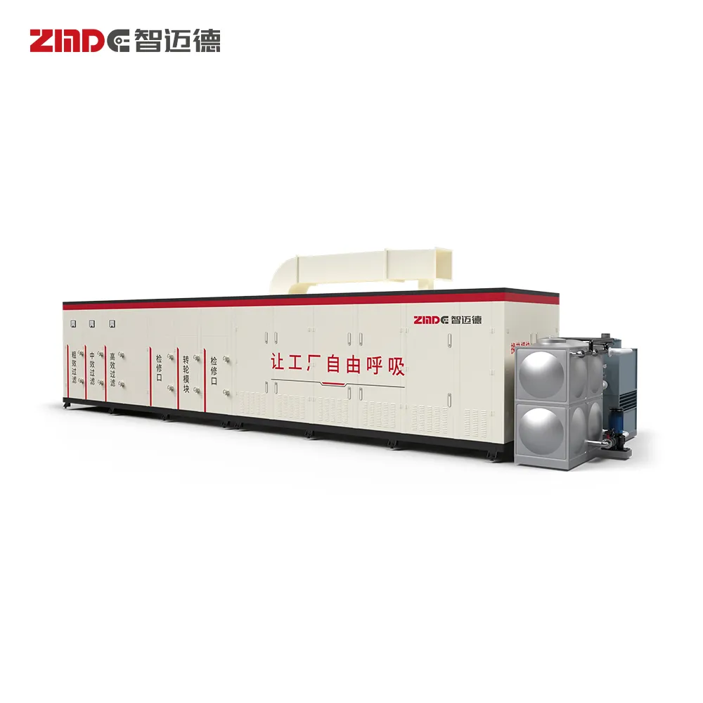 ZMDE Steel H T I Beam Fabrication Ternary Rotary Wheel Polution Treatment Purification Machine