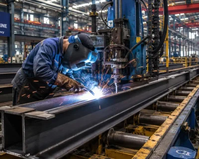 Bevel-Free Welding for H Beam: How 18mm Web Plate Welding Works Without Groove Preparation